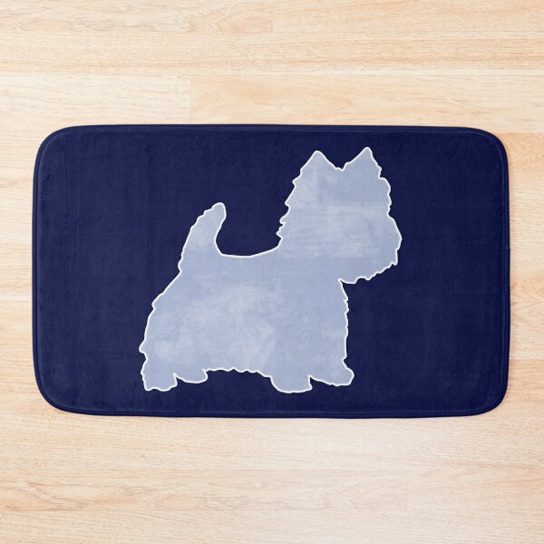  Rub A Dub Dogs in A Tub Cairn Terrier Dog Bath Mat