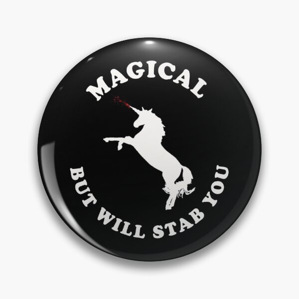 Item preview, Unicorns: Magical But Will Stab You designed and sold by DFMY.