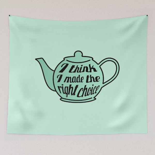 Item preview, I think I made the right choice - Jim and Pam Teapot designed and sold by rhserra.