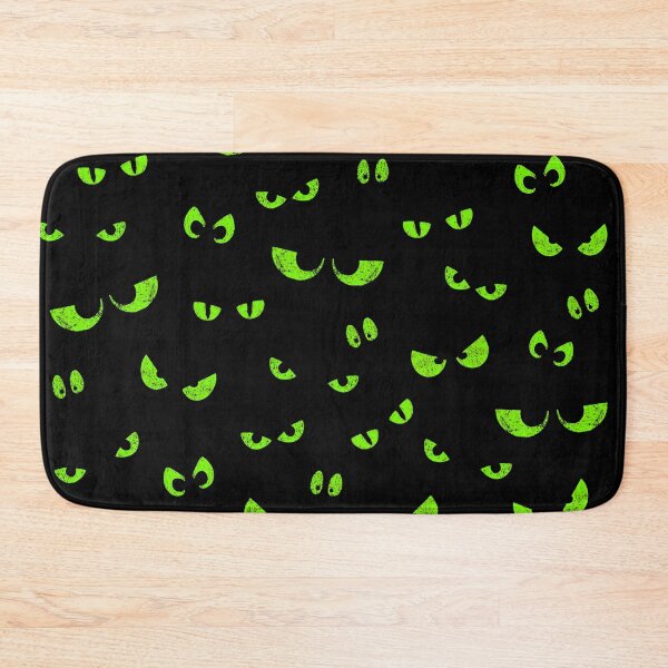 Item preview, Glowing Green Halloween Spooky Eyes  designed and sold by MoCatDesigns.