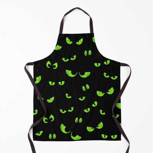 Item preview, Glowing Green Halloween Spooky Eyes designed and sold by MoCatDesigns.