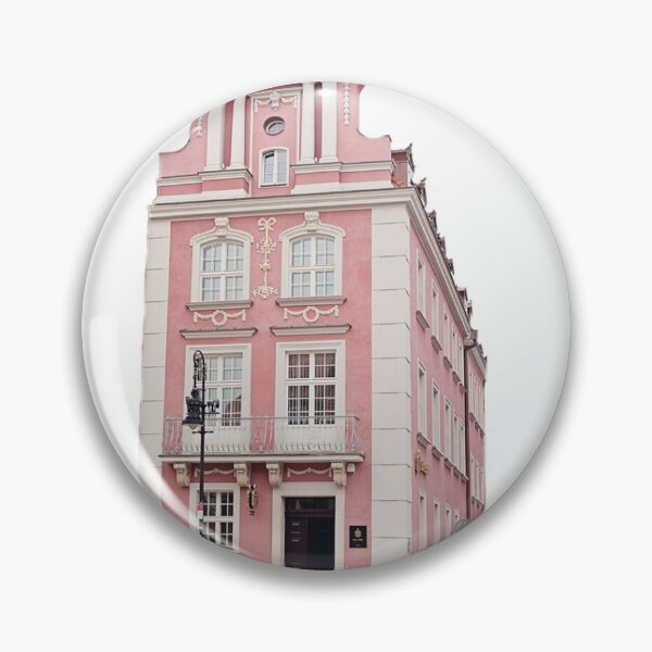 Item preview, Rose and white old building designed and sold by Melike-Bon.