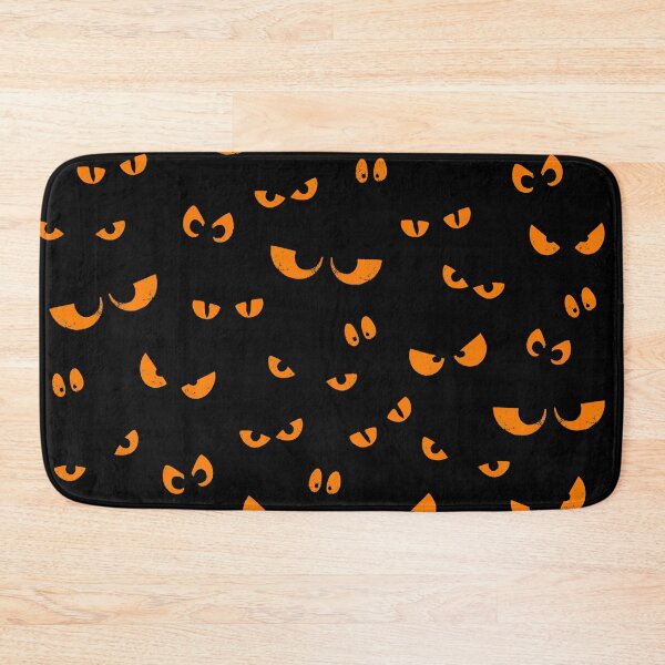Item preview, Glowing Orange Halloween Spooky Eyes  designed and sold by MoCatDesigns.