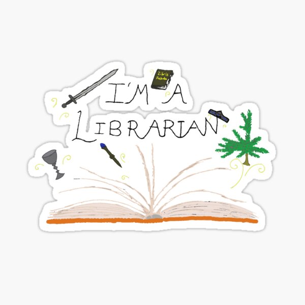 Artikel-Vorschau von Ich bin Bibliothekar, designt und verkauft von LuxPNSilva.