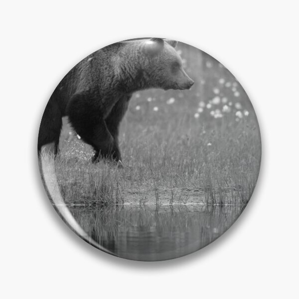 Item preview, European Brown Bear (in black & white) designed and sold by Richard Greenwood.