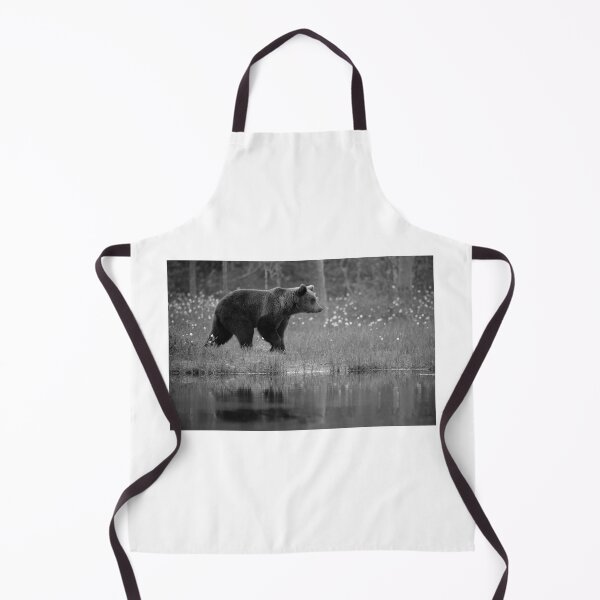 Item preview, European Brown Bear (in black & white) designed and sold by Richard Greenwood.