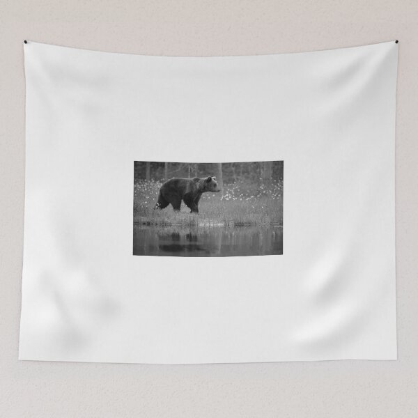 Item preview, European Brown Bear (in black & white) designed and sold by Richard Greenwood.