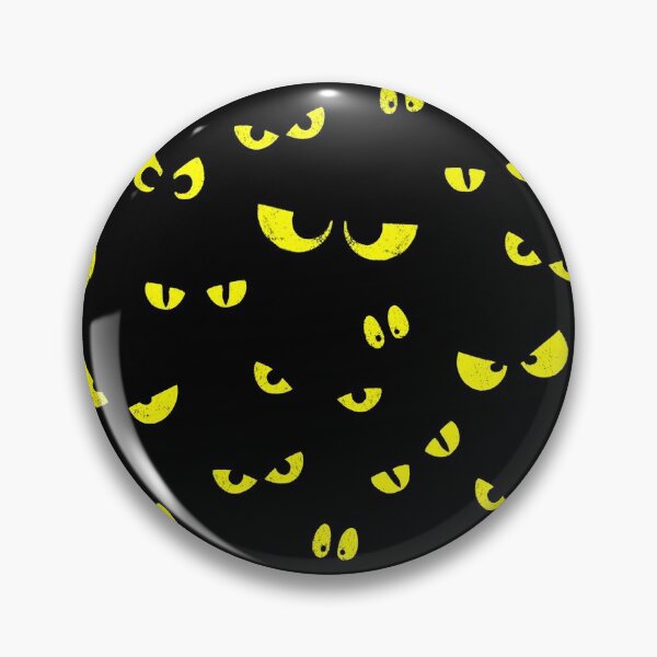 Item preview, Glowing Yellow Halloween Spooky Eyes  designed and sold by MoCatDesigns.