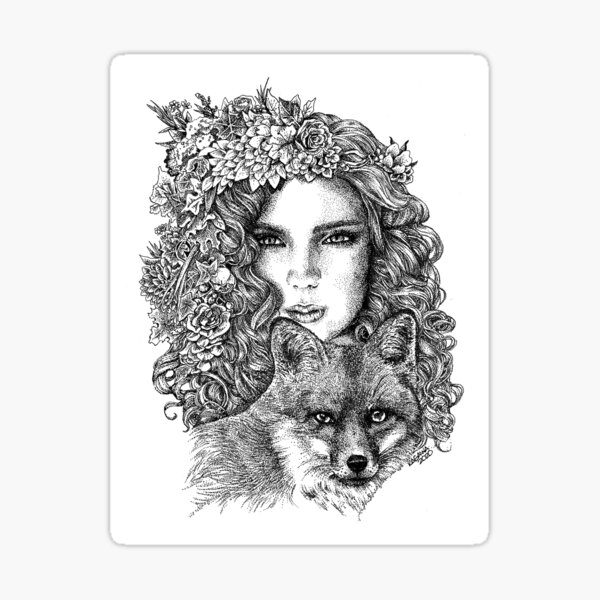 Goddess of Mabon Sticker