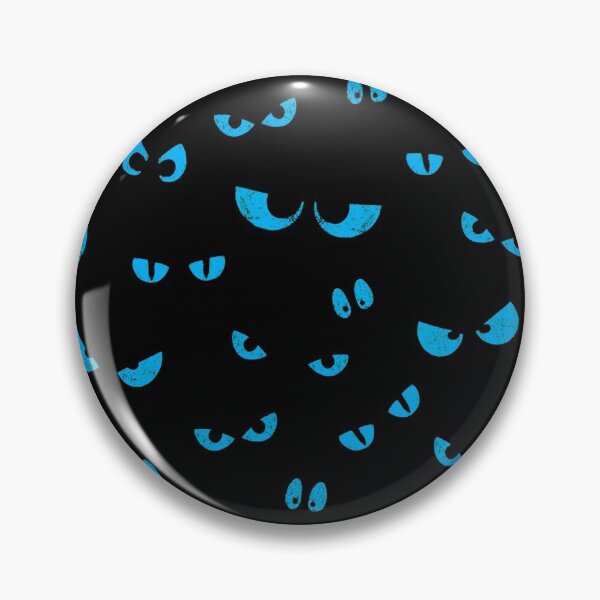 Item preview, Glowing Blue Halloween Spooky Eyes  designed and sold by MoCatDesigns.