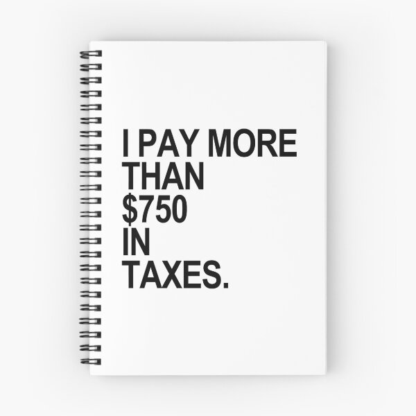 Item preview, I Pay More than $750 in Taxes (black) designed and sold by Thelittlelord.