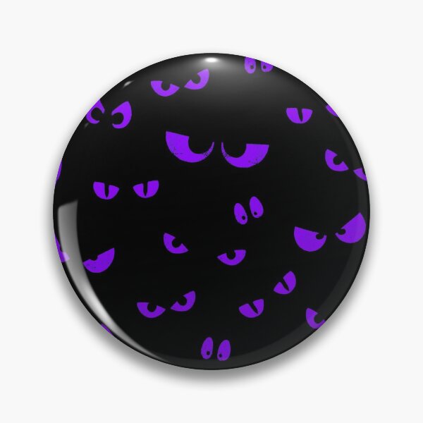 Item preview, Glowing Purple Halloween Spooky Eyes  designed and sold by MoCatDesigns.