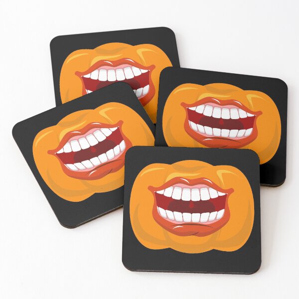 Item preview, Halloween mouth on pumpkin funny designed and sold by StarlightTales.