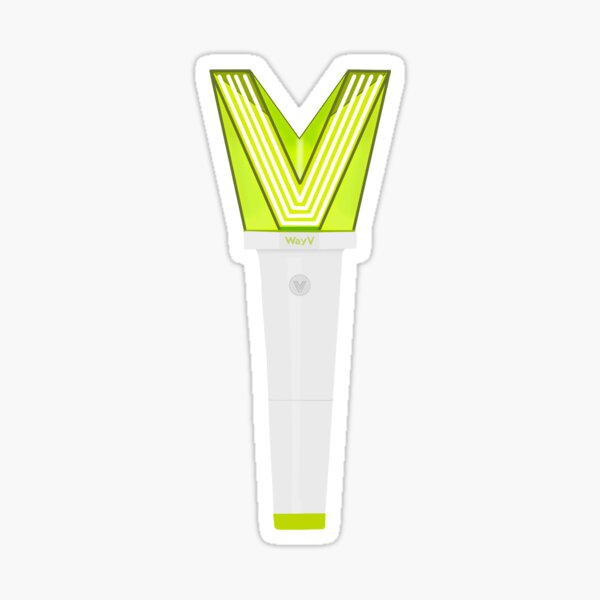 Wayv Lightstick Kpop Sticker By Retroattic Redbubble