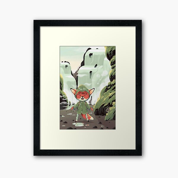WATERFALL Framed Art Print