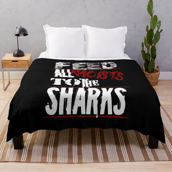 Item preview, Feed All Racists to the Sharks designed and sold by Reefrunnerart.