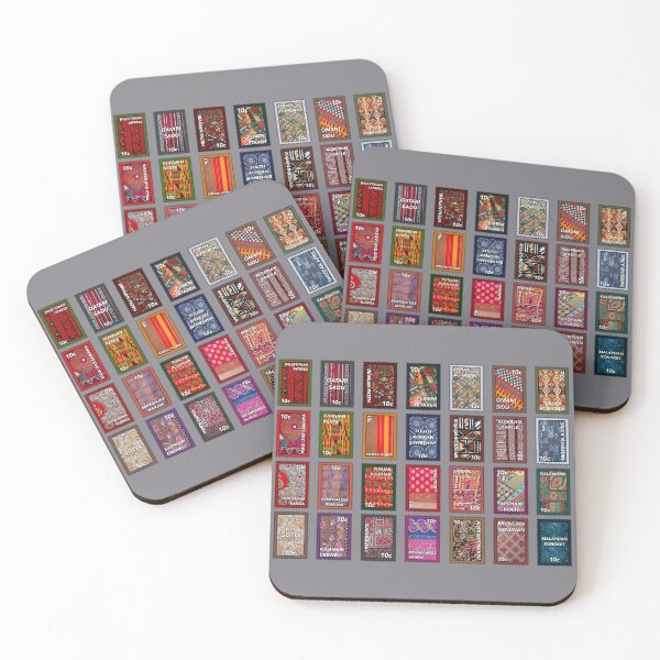 Item preview, Fabrics of the World Stamps designed and sold by Dania Shoaib.