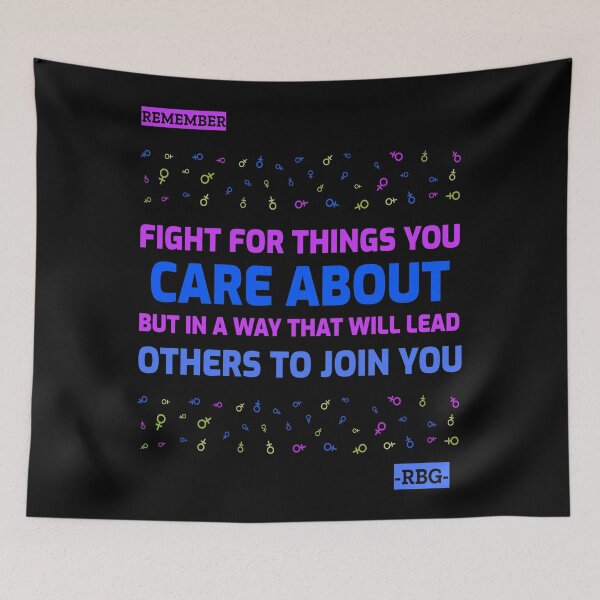 Item preview, RBG Best Quotes - Fight Blue designed and sold by Coder-T.