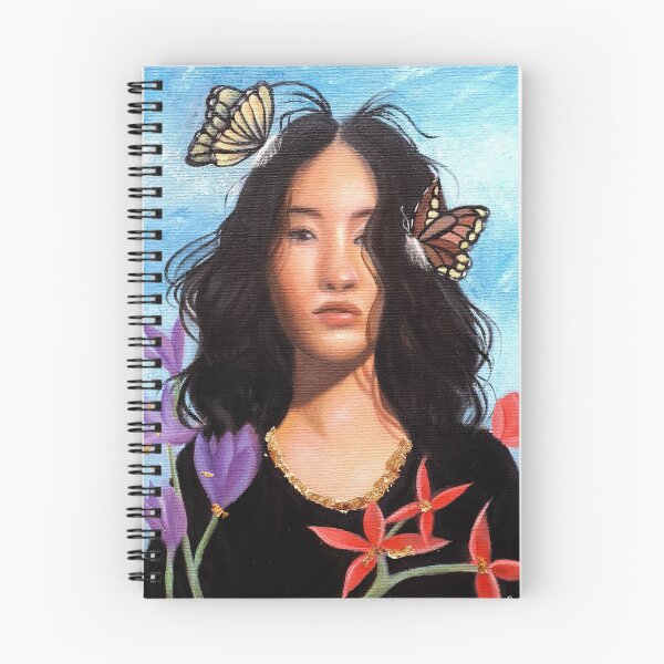 Item preview, oil portrait with butterflies designed and sold by Courtney  Golaub.