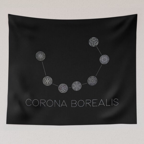 Item preview, Corona Borealis Constellation Mandalas designed and sold by MetaPhyStore.