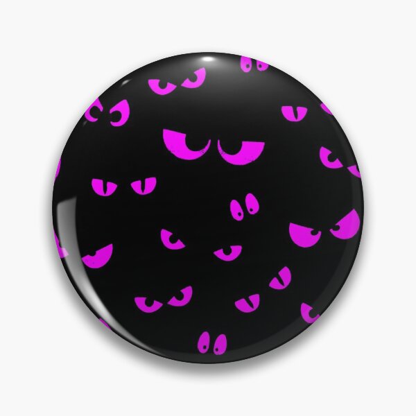 Item preview, Glowing Pink Halloween Spooky Eyes  designed and sold by MoCatDesigns.