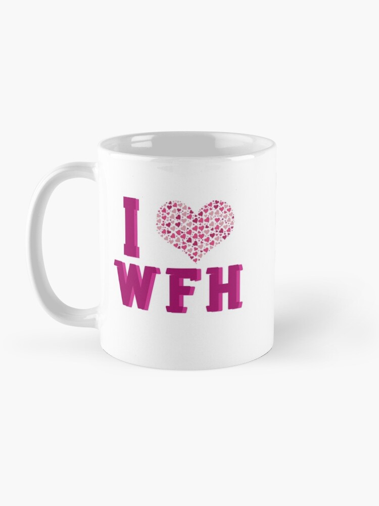 Alternate view of I Love Working From Home Mug