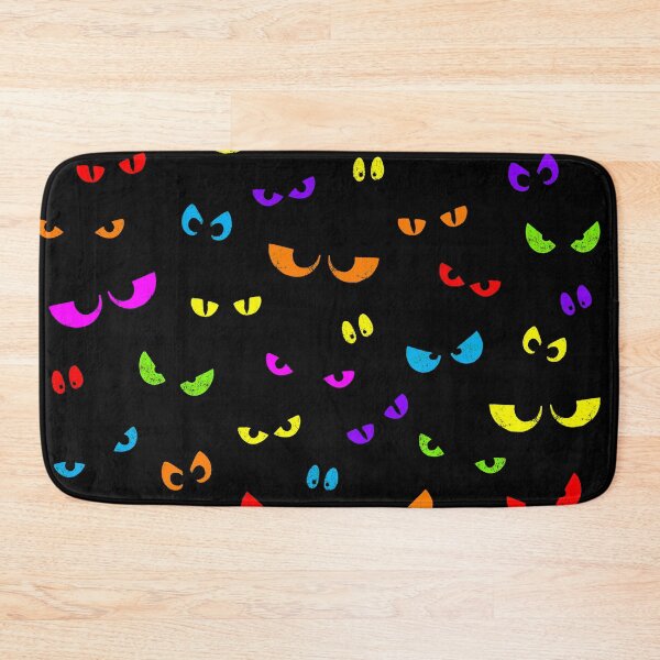 Item preview, Glowing Rainbow Halloween Spooky Eyes  designed and sold by MoCatDesigns.