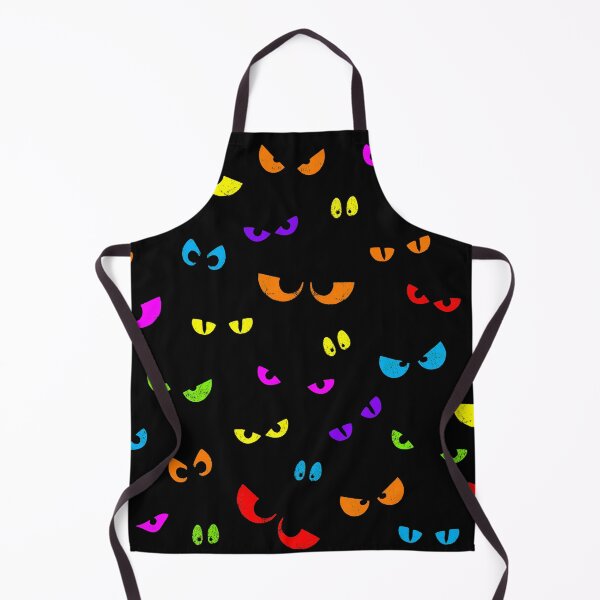 Item preview, Glowing Rainbow Halloween Spooky Eyes designed and sold by MoCatDesigns.