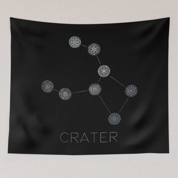 Item preview, Crater Constellation Mandalas designed and sold by MetaPhyStore.