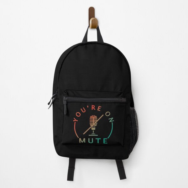 Item preview, YOU ARE ON MUTE Cool Blue Red Funny designed and sold by a-little-ink.