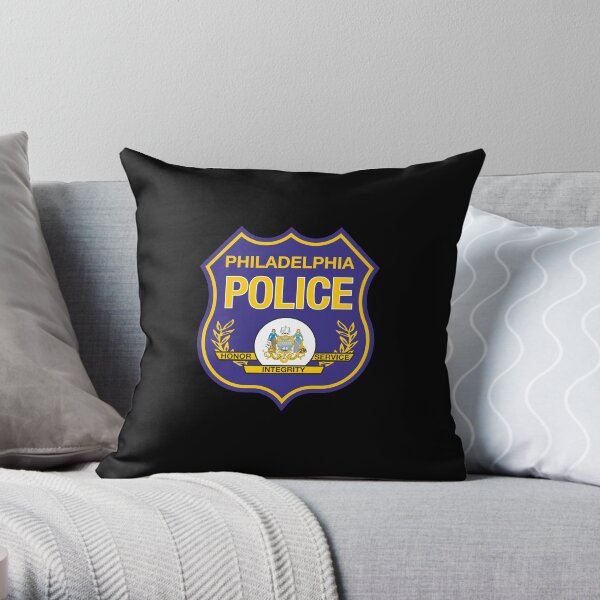 Police Department Philadelphia Throw Pillow
