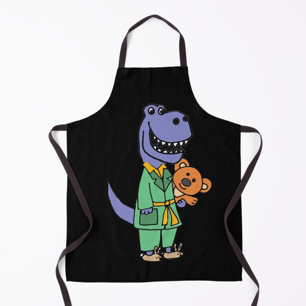 Item preview, Funny T-rex Dinosaur wearing Pajamas and Bunny Slippers designed and sold by Nature's Fancy.