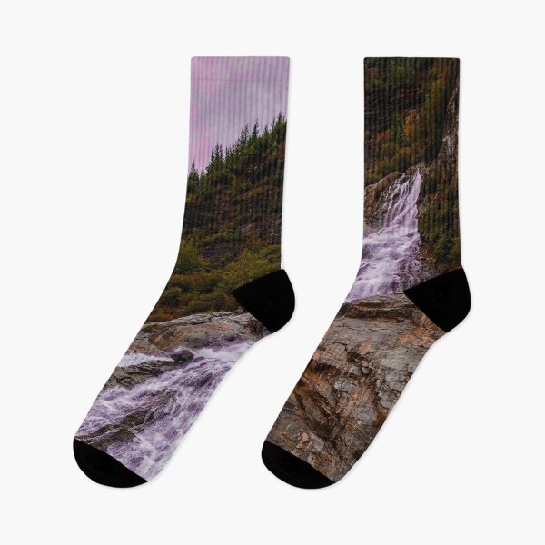 Item preview,  Mendenhall Glacier Falls, Juneau Alaska in Purple Shade designed and sold by GiganticSale.