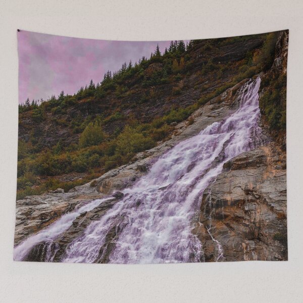 Item preview,  Mendenhall Glacier Falls, Juneau Alaska in Purple Shade designed and sold by GiganticSale.