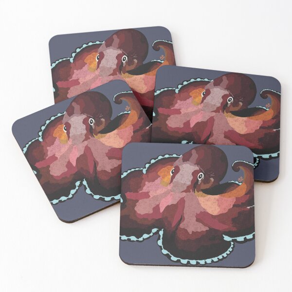 Item preview, Coconut Octopus(Amphioctopus marginatus) designed and sold by Alawstrations.