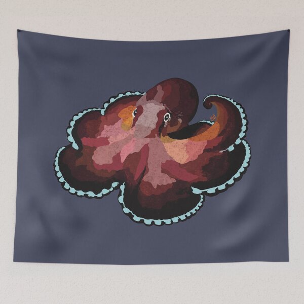 Item preview, Coconut Octopus(Amphioctopus marginatus) designed and sold by Alawstrations.