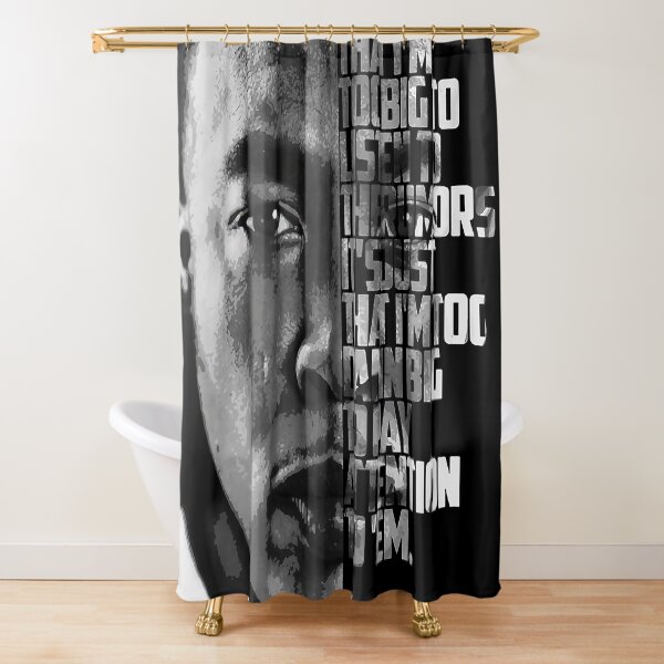 Biggie Smalls Lyrics Tape Bathroom Shower Curtains Recorded Music