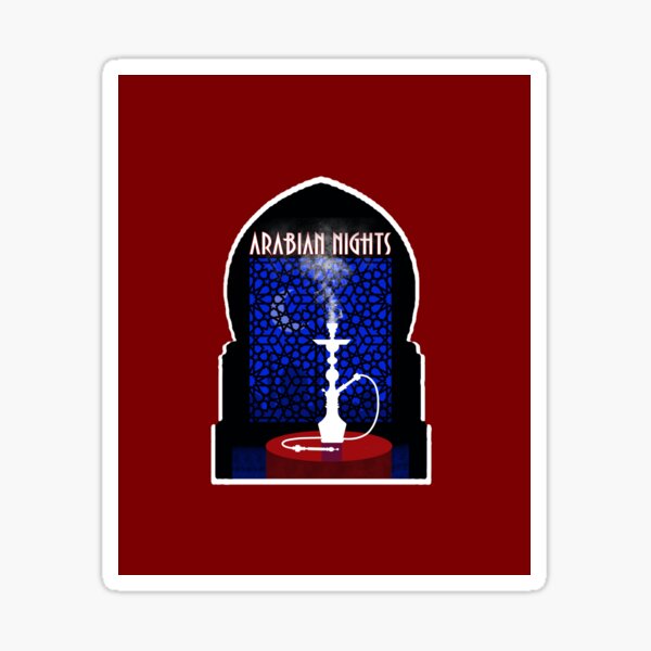 Item preview, Hookah Art - Arabian Nights - Marokko Reiseplakat - marokkanisch designed and sold by CattlettArt.