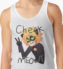 Check Meowt! Cat Noir Tank Top