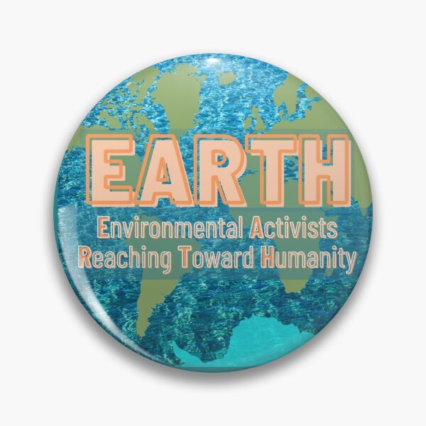 Item preview, EARTH pin designed and sold by daydreamatnight.
