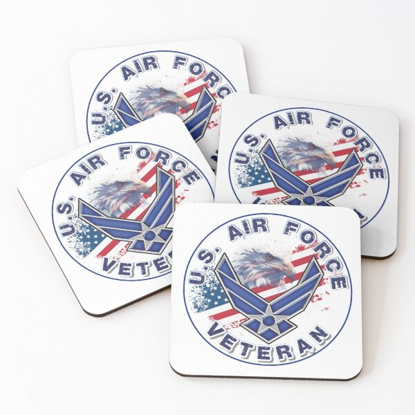 Item preview, U.S. Air Force Veteran with Flag and Eagle. designed and sold by AGED Limited.