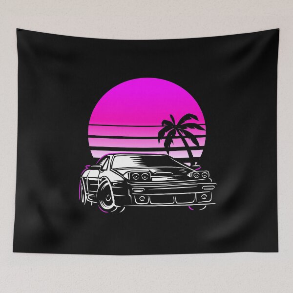 Item preview, Synthwave Retro Car designed and sold by yaekus.