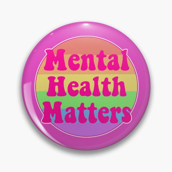 Item preview, Mental Health Matters Rainbow Pride Circle design  designed and sold by Emilys-Designs-.