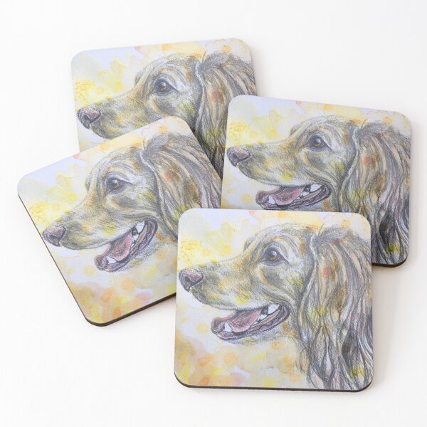 Item preview, Cocker Spaniel , watercolour background  designed and sold by Merlinsmates.