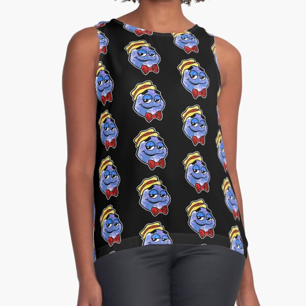 Boo Berry - Just Add Milk - Pattern Sleeveless Top