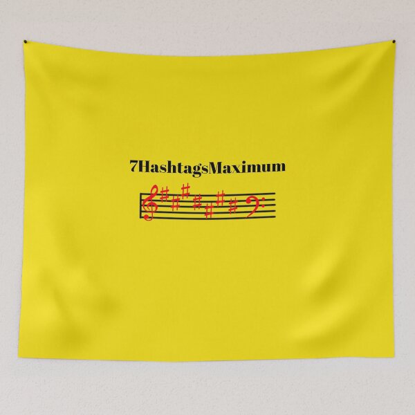 Item preview, "#7 Hashtags Maximum!" Music Piano Band  designed and sold by musicmusicpin.