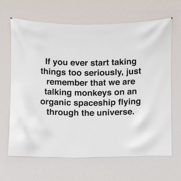 Item preview, Joe Rogan Organic Spaceship Quote designed and sold by JamiePullThatUp.