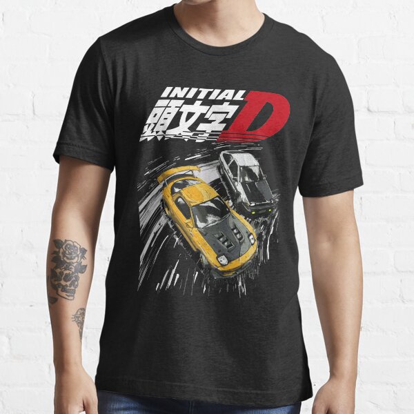 Initial D - Mountain Drift Racing Tandem AE86 vs FD rx-7 Essential T-Shirt