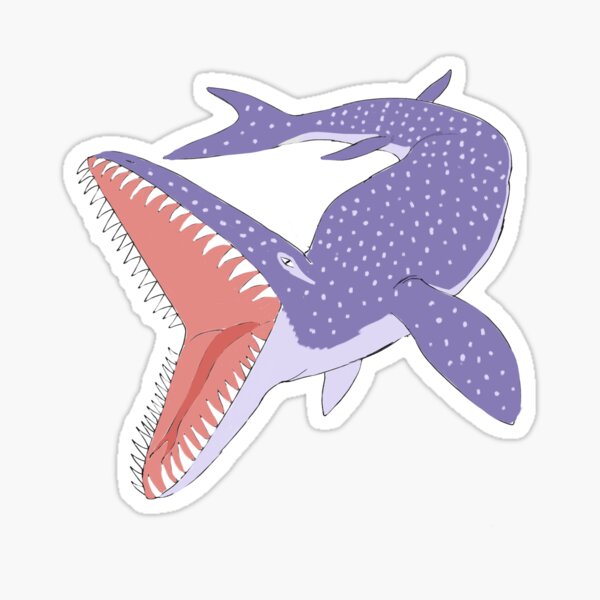 Mosasaurus Sticker
