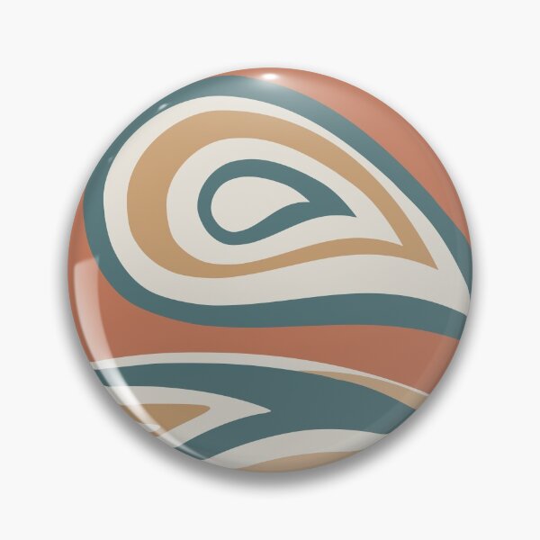 Artikelvorschau, Retro, Midcentury Modern, Geometric Art, Terracotta, Teal entworfen und verkauft von meggydesigns.